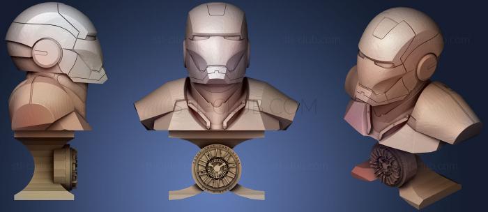 3D мадэль Бюст Железного Человека (STL)